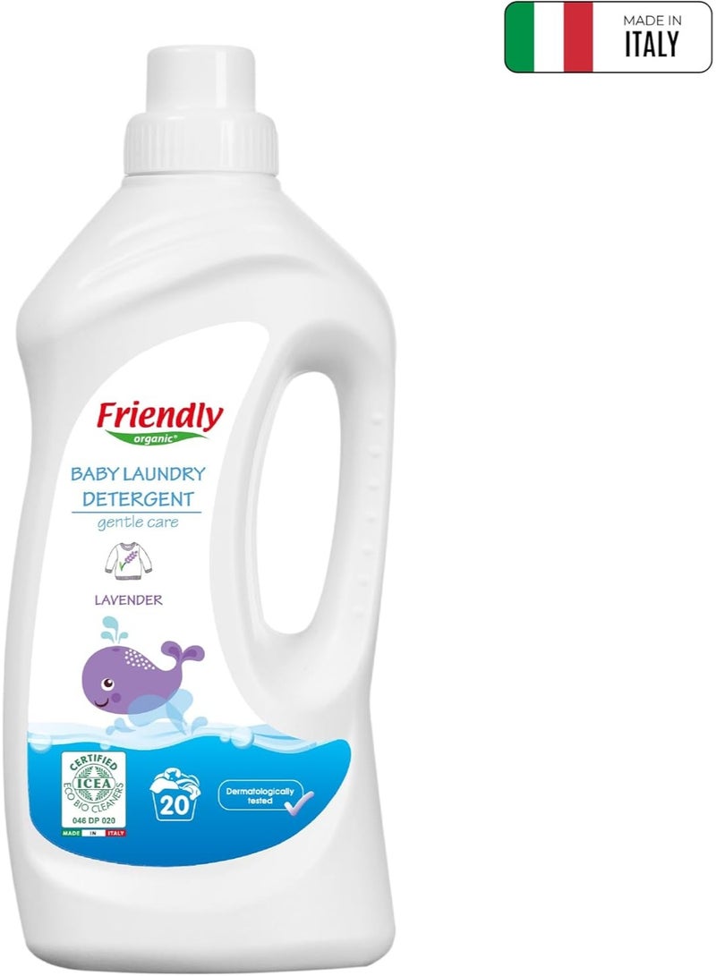 FRIENDLY ORGANIC Baby Laundry Detergent Lavender 1000 ML - Image 2
